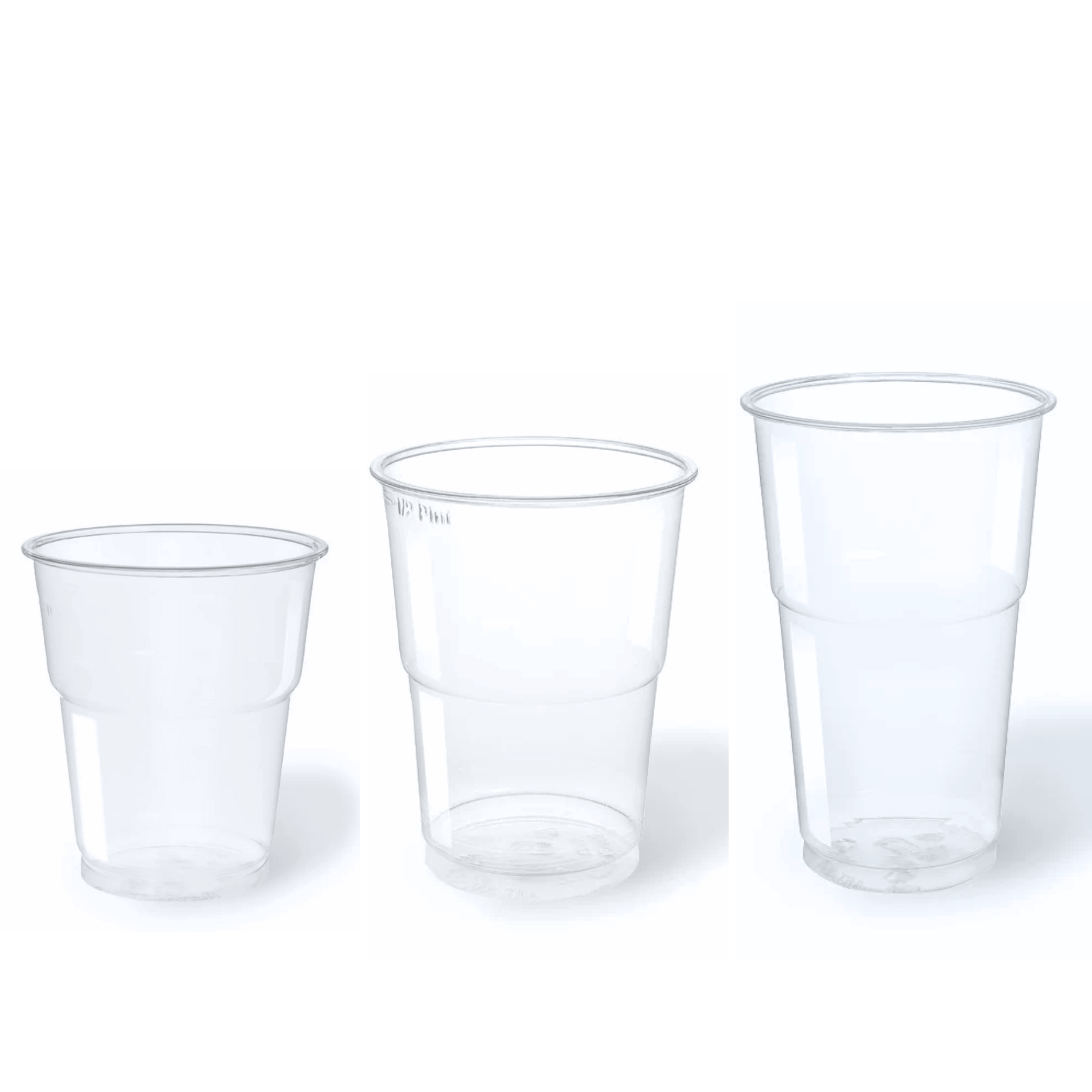Bicchieri Kristal in Plastica pet Trasparente da 300 ml
