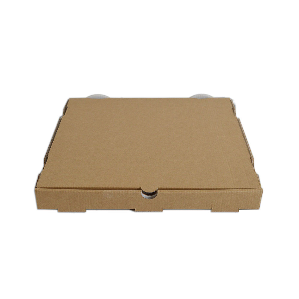 100pz Scatole Pizza in cartoncino avana 30x30cm modello Americano