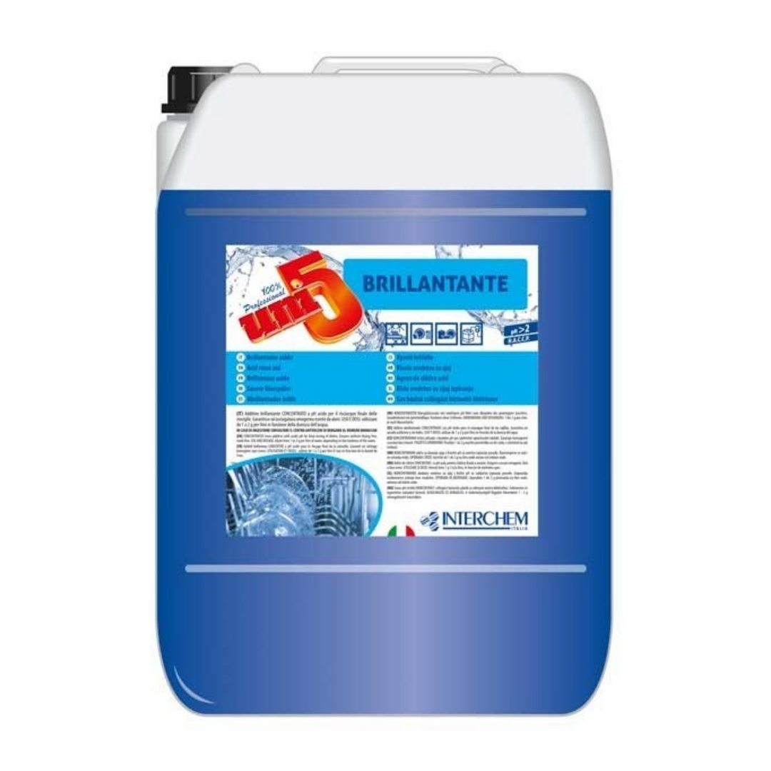 Additivo brillantante Interchem energy professional per risciacquo stoviglie - 10kg