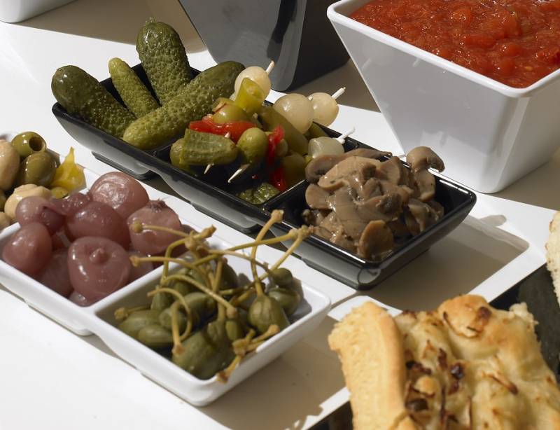 1pz Ciotoline Aperitivo quadrate in melamina bianca infrangibile riutilizzabile