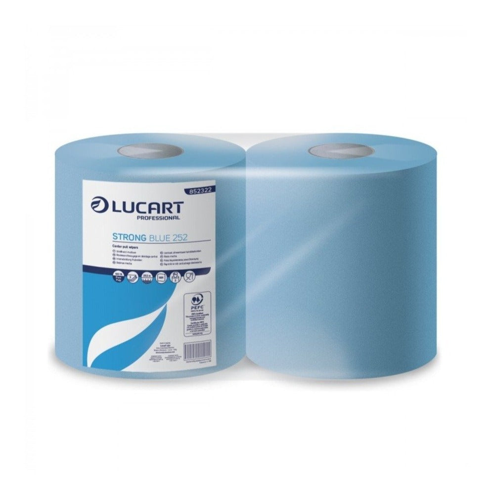 Strofinacci Industriali multiuso Strong blue 252 Lucart Professional 852322 - 2pz